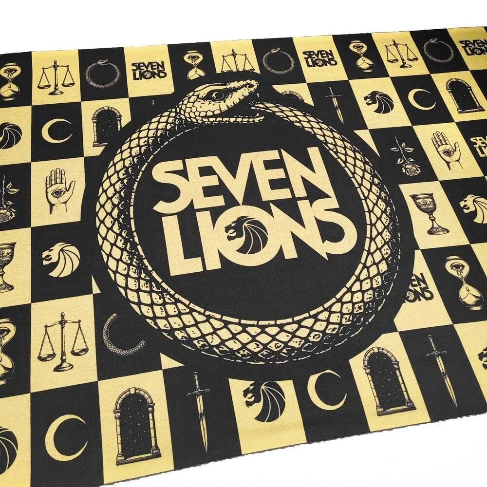 SEVEN LIONS - CHECKERED PASHMINA Festival Rave EDM